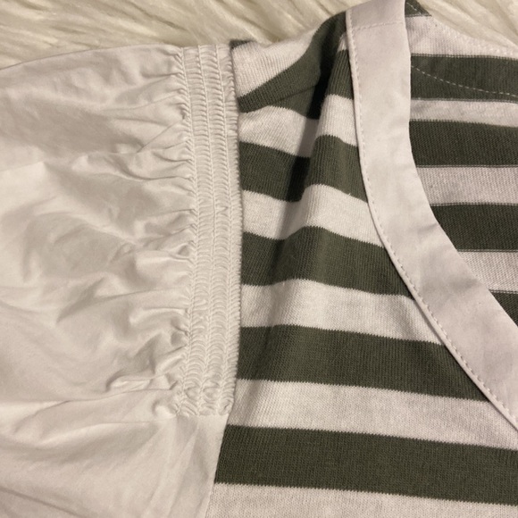 TALBOTS Women’s Shirt size 1X brand new with tag color white & sage green - Picture 11 of 12